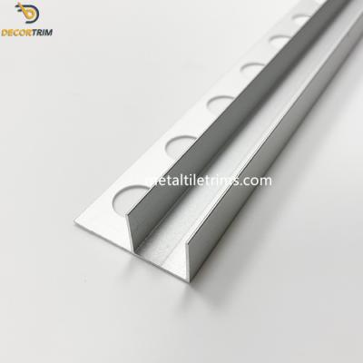 China Thick 0.9mm Tile Trim Profiles Aluminum alloy 6063 T5 Bathroom Glass for sale