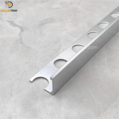 China Aluminium Angle Trim Ceramic Tile Trim Pieces 2.5mm*22mm for sale