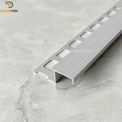 China Stair Nosing Profile Aluminium Trim For Carpet 11.4mm×3000mm Te koop
