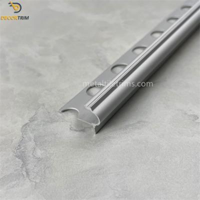 China Tile Edging Profile Anodizing Matt , Stair Nosing Tile Trim 2500mm for sale