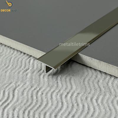 China Ceramic Trim Strip T Shaped Transition Strip 17.4mm×7.8mm Aluminium for sale
