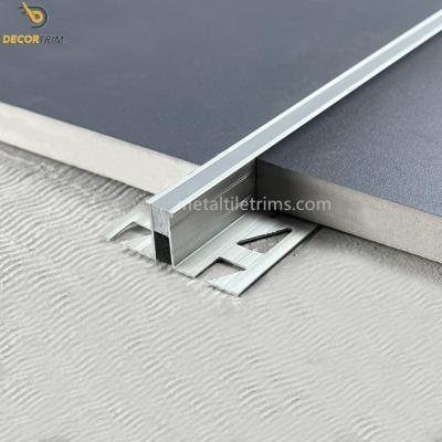 China Tile Trim On Floor Expansion Joint Profile Flooring Profile Mirror Finish en venta