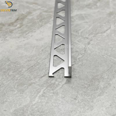China Floor And Decor Trim Aluminium Flooring Profiles Metal Tile Trims Edge for sale