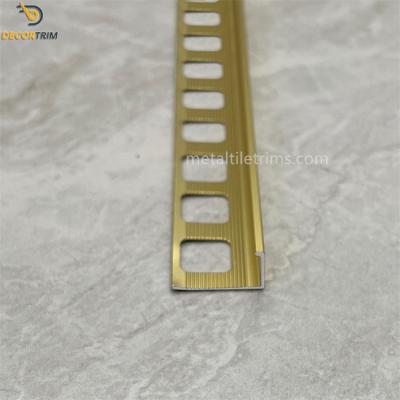 China Metal Strip Carpet Metal Tile Trims Polished L Shape Trim 6063 for sale