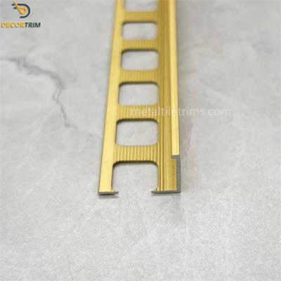 China Anodizing Protective Trim Thresholds Floor Trim Bright Gold 2500mm for sale