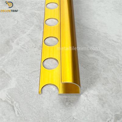 中国 Aluminium Tile Edging Strip Aluminium Tile Trim 6063 Material ODM 販売のため