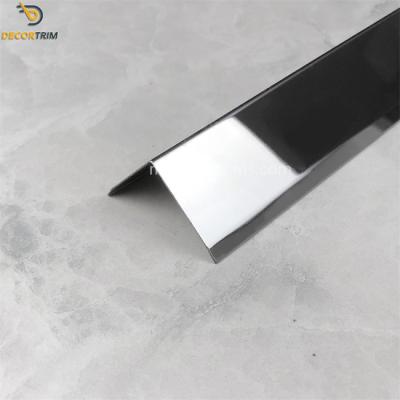 Cina stainless steel Corner Trim For Tile Floor Transition Ceramic Tile Profile in vendita