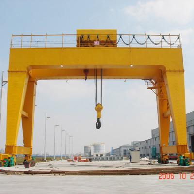 China 250 Tons Steel Plant Crane A Frame Double Beam Gantry Crane With Cantilever for sale