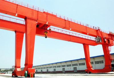 China 20T Rail Traveling Box Type Double Girder Gantry Crane Outdoor Using for sale