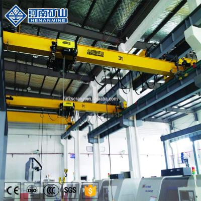 China 16 Ton Workshop Overhead Crane System Geared Motor Frequency Control Low Headroom for sale