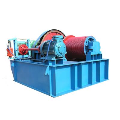 China 0 - 30m / Min Electric Wire Rope Winch Machine Engine Powered Cable Puller Heavy Duty for sale