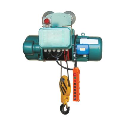 China Warehouse Cd / Md Model Electric Wire Rope Hoist Witn Current Overload Protection System for sale