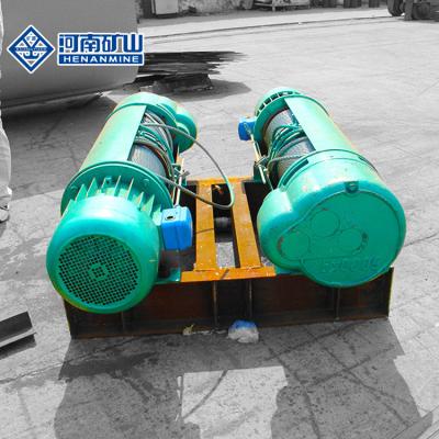 China 10T CD Model Electric Wire Rope Hoist 3phs Double Lifting Speed for sale