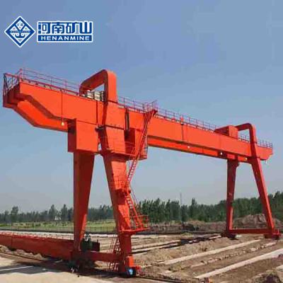 China Customized Shipping Container Crane Frame Box Type Electric Double Girder Cranes for sale