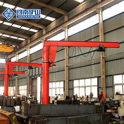 China Electric Hoist Pillar Mounted Jib Crane 3 Ton / 5 Ton Standing Floor Column Mounted for sale