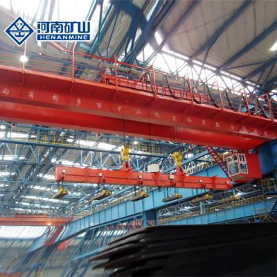 China 30 T Trolley Double beam overhead crane lifting equipment 220~480v, 50/60hz for sale