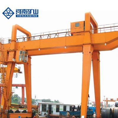 China MG Fixed Double Girder Gantry Crane 120t Span 10m With Wheel Trolley Custom color for sale