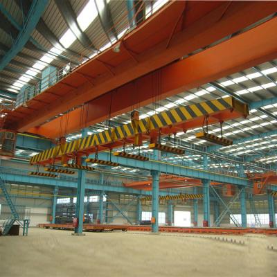 China 5T QL Hang Beam Double Girder Electromagnetic Bridge Crane For Factory for sale