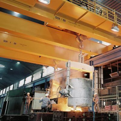China 20/5T High Temperature Resistant QDY Double Girder Overhead Crane for sale