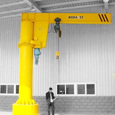 China los 360 grados rotatorios eléctricos 10t resuenan taller de Jib Crane With Electric Wirerope Hoist en venta