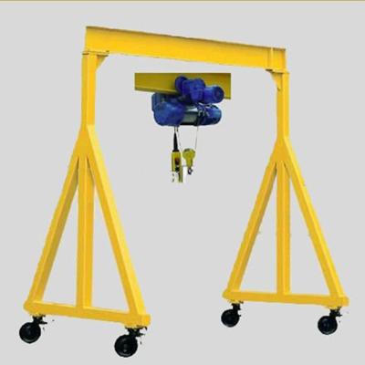 China Mini  Gantry Crane 1t,2t,3t for workshop using with hoist  crane small tonnage for sale