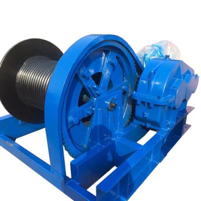 China M5 Remote Control Pulling 5T 10T Electric Wire Rope Winch High Speed for sale