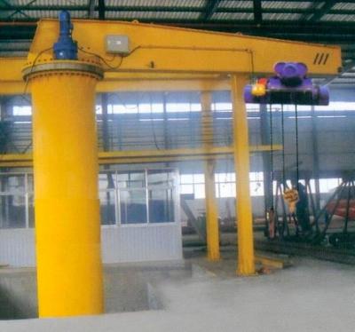 China 3 tons Column Or Pillar Swing Lever Boom Jib Crane Electric Revolving 360 Degrees for sale