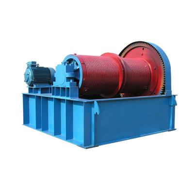 China Customized Single Double Drum Fast Speed Electric Wire Rope Winch for sale