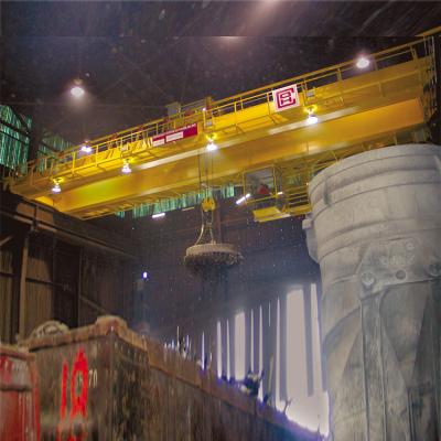 China Grúa de puente de viga del doble de la fábrica de acero, grúa de arriba de 20 toneladas/10 toneladas en venta