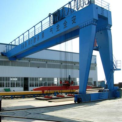 China BMG Type Single Speed Double Girder Gantry Crane For Factory Yard for sale