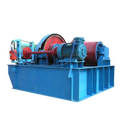 China Hot Sale Blue Electric Rolling Pneumaticc Wire Rope Pulling Winch for sale