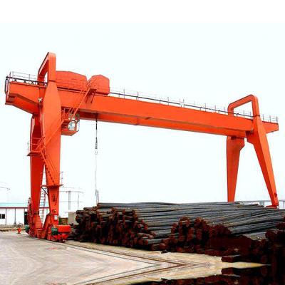 China A Shape Legs Box Double Girder Gantry Crane Skeleton Structure Electrical Control for sale