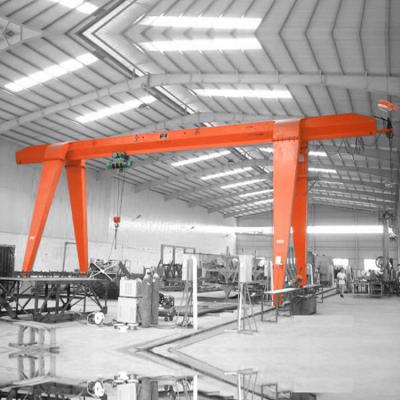 China 16 Tons Span 8M Single Girder Gantry Crane With Electric hoist A3 Level for sale