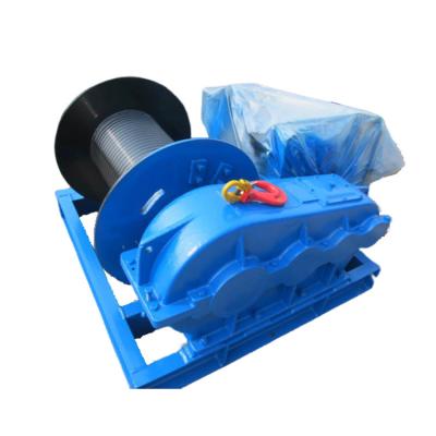 China Blue JK Model Fast Speed Electric Wire Rope Winch 20~100 KN for sale