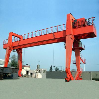 China 16 Ton Box Type Double Girder Gantry Crane Electric Mobile Rail Gantry Crane for sale