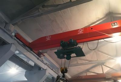 China 10Ton Single Girder Electric Overhead Traveling Charging Crane Remote Control for sale