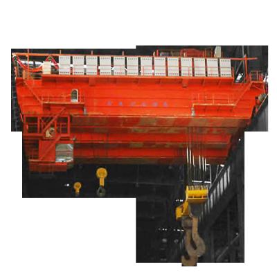 China 74 Ton Double Girder Cabin Control EOT Casting Crane for sale
