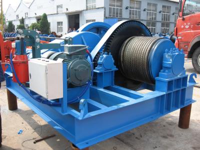 China 5 Tons Fast Speed Electric Wire Rope Winch For Pulling Goods for sale