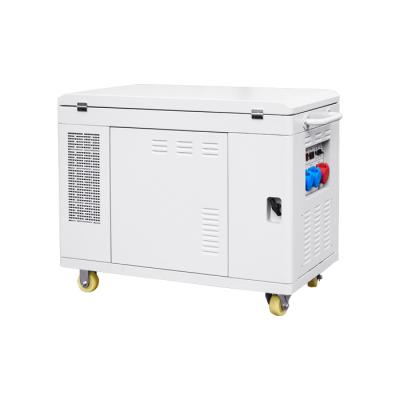 China 6KW One Cylinder Open Frame Three Phase Gasoline Generator 190F for sale