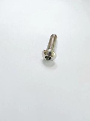 China Tornillo de cabeza de botón de titanio para bicicletas, motos, etc. en venta