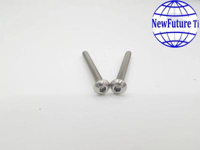 China Button Head Titanium Nut Bolt Hexagon Socket Screws Model Airplanes Cars for sale