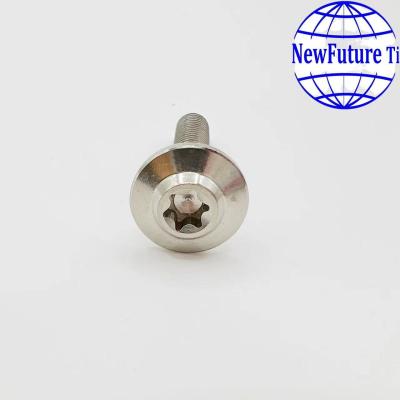 China Titanium Alloy Disc Head Inner Plum Blossom Screw Modified , Fixing for sale