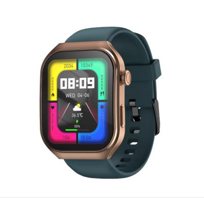 China 270mAh Round Shape Smart Watch With AMOLED Display Music Control Rotating Crown for sale