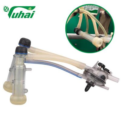 China Goat Milking Machine Repair Kit Milking Cup Set Of Milking Cluster For Milking Parlor for sale