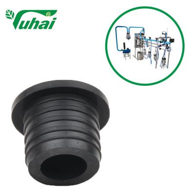 China YH166 Rubber Elbow Fittings Pipeline Plug For Milking Cluster Washer Set, Milk Line Stopper for sale
