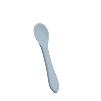 China Personalized Dining Silicone Spoon And Fork Feedie For Eating With Size Is 14.4x3.7x2.5 Cm And Weight Is 25 Gram for sale