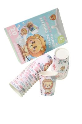 China 10gram Disposable Eco Paper Cups Milk For Baby Serving With Size Is 8.1*8.1*17.6 cm/5 pieces And Weight Is 10 Gram for sale
