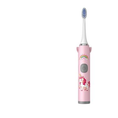 China JOURJOY Vibrating Kids Children Toothbrush Electric Pink Unicorn With Size Is 5.5*19.5*3cm And Weight Is 41 Gram for sale