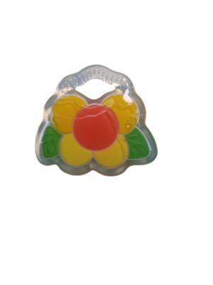 China Gentle Rubber Silicone Baby Teether Food Grade For Infant Teething With Size Is 8*7.3cm And Weight Is 44 Gram for sale