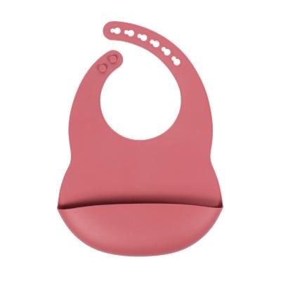 China Personalized Silicone Food Catcher Bib BPA Free For Children With Size Is 3.5*30.6*20.8 cm And Weight Is 81 Gram for sale